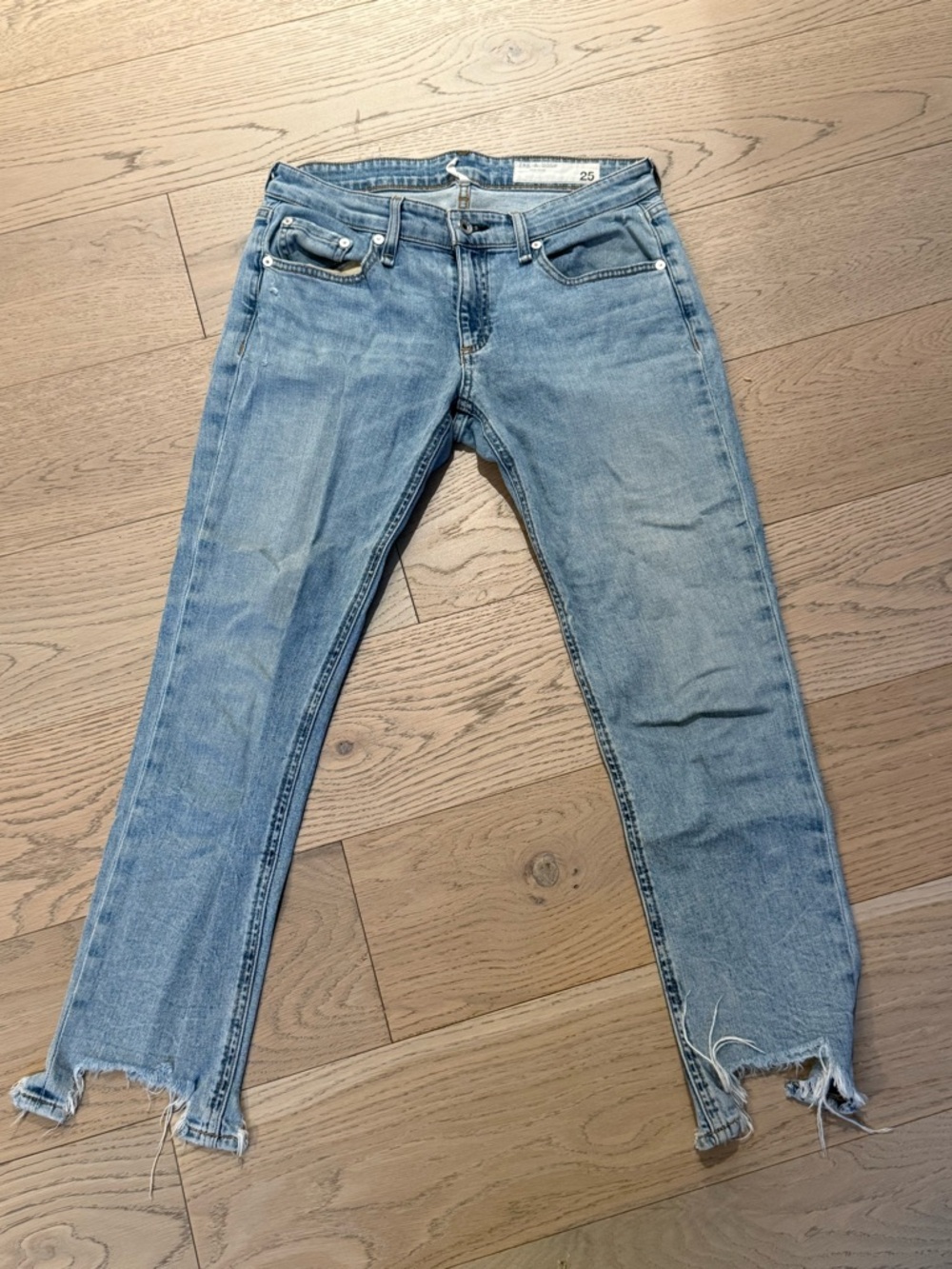 rag & bone low rise slim boyfriend size 25